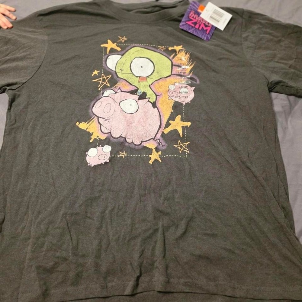 Invader Zim black t-shirt #cartoon #zim‎